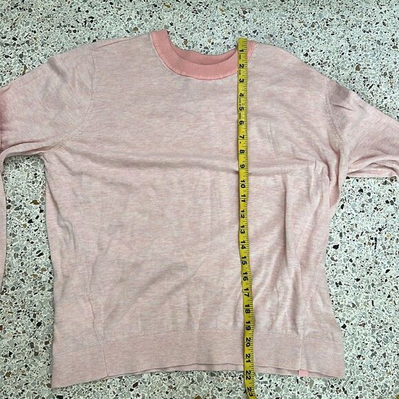 Lululemon silk blend crewneck sweater pink 12 - Picture 5 of 6